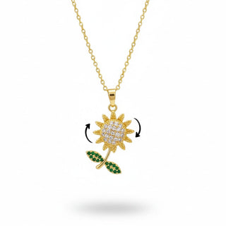 Collar Sunflower Shine Giratorio