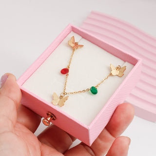 Collar Mariposa Rainbow