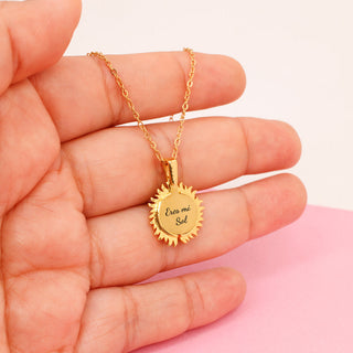 Collar Sol Personalizado