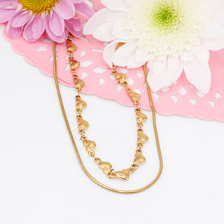 Collar Doble Corazones