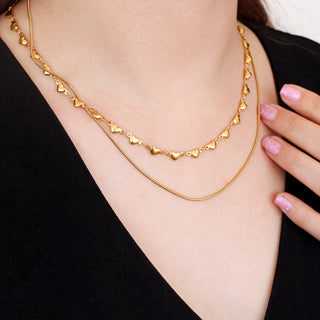 Collar Doble Corazones