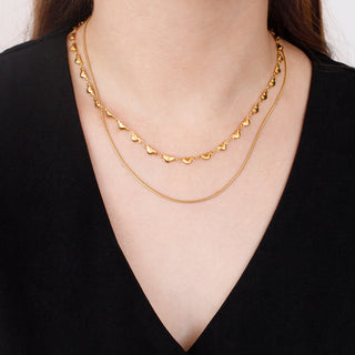 Collar Doble Corazones