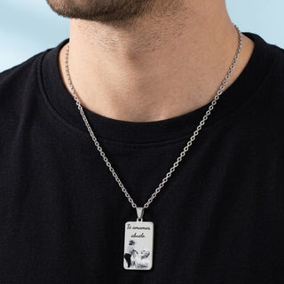 Collar Placa Classic Personalizado