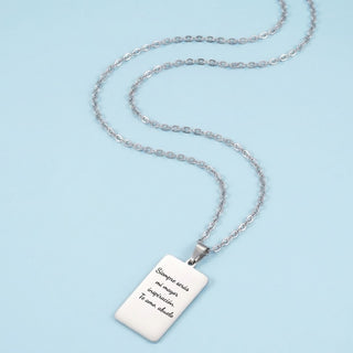 Collar Placa Classic Personalizado
