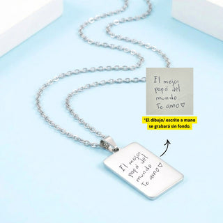 Collar Placa Classic Personalizado