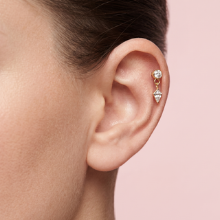 Piercing Diamond Elegante Titanio