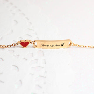 Pulsera Corazón Personalizado