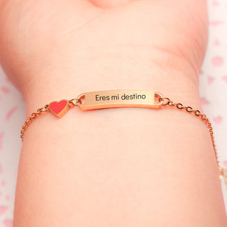 Pulsera Corazón Personalizado