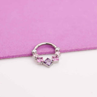 Piercing Daith Pink Titanio