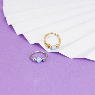 Piercing Opal Glow Daith y Séptum