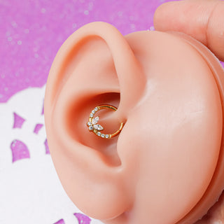 Piercing Daith Wings Titanio