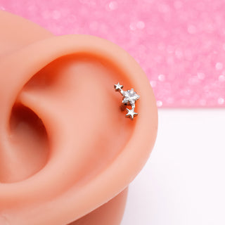 Piercing Estrella Polar 1era Perforación Titanio