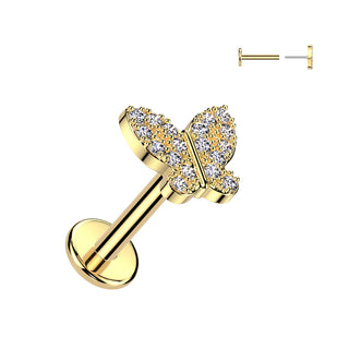 Piercing Mariposa Zirconias