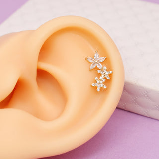 Piercing Trio de Flores