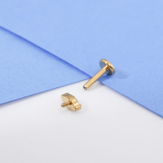 Piercing Blue Titanio