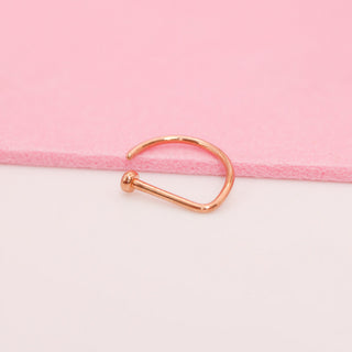 Piercing G Ring Nariz Titanio