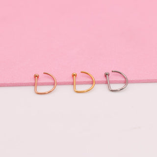 Piercing G Ring Nariz Titanio