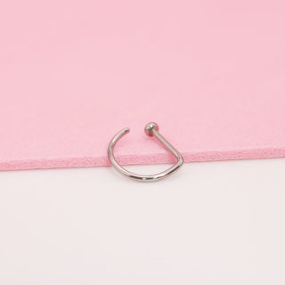 Piercing G Ring Nariz Titanio