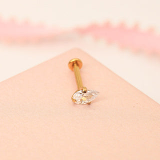 Piercing Gold Drop Titanio 1ra Perforación