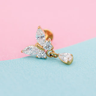 Piercing Colgante Flutter Titanio