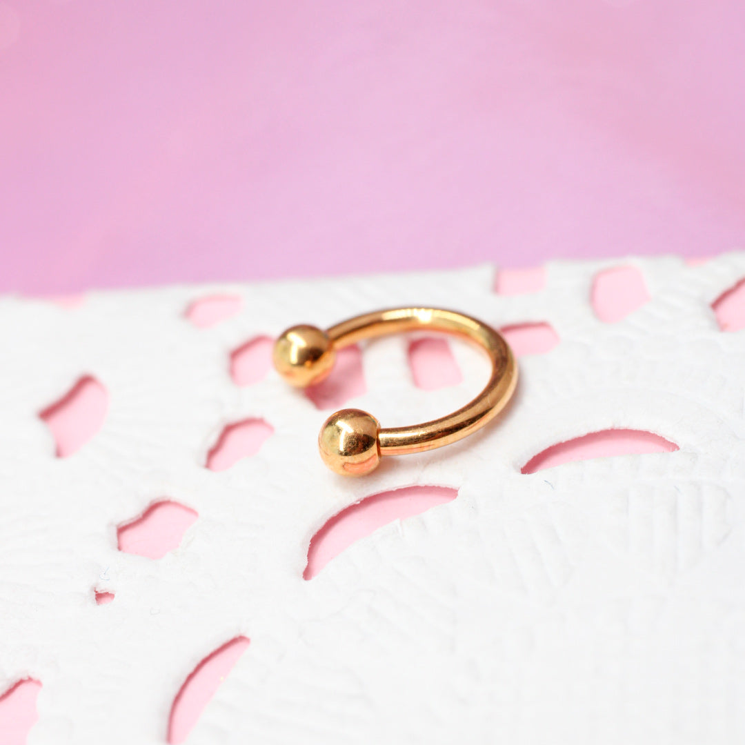 Piercing Septum Herradura Basic Titanio