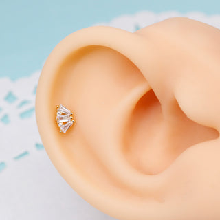 Piercing Zirconia Alba Plata925