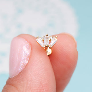 Piercing Zirconia Alba Plata925