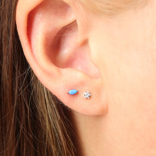 Piercing Opal Tear Titanio