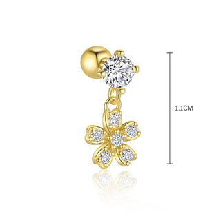 Piercing Florecita Plata925