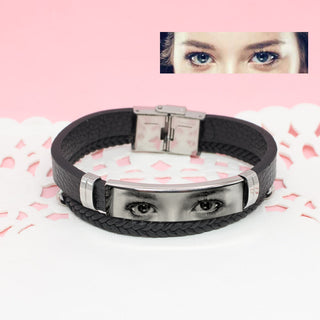 Pulsera Nexus Plateada  Personalizada para Hombre