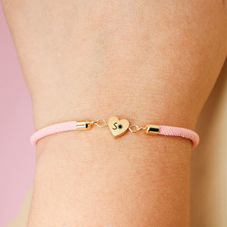 Pulsera Corazón Nylon Personalizado