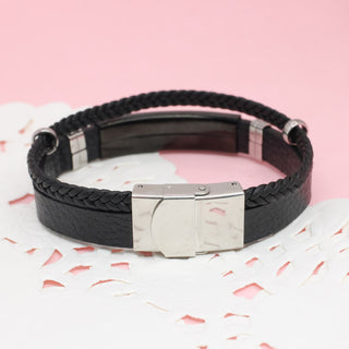 Pulsera Nexus Negra Personalizada para Hombre