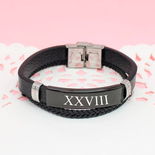 Pulsera Nexus Negra Personalizada para Hombre