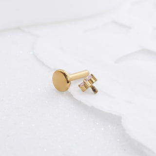Piercing Mini Florecita Titanio