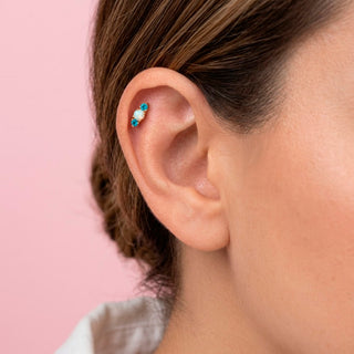 Piercing Dream Opal Titanio