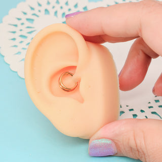Piercing Clicker Duo Twist Titanio
