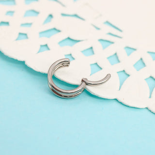 Piercing Clicker Duo Twist Titanio