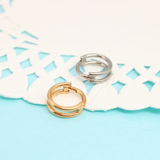 Piercing Clicker Duo Twist Titanio
