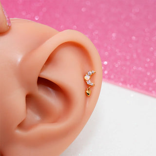 Piercing Moonlight Pink Titanio