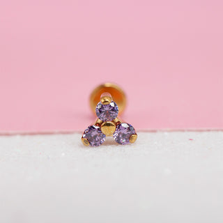 Piercing Petite Lavanda Titanio