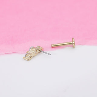 Piercing Triple Zirconia Gold