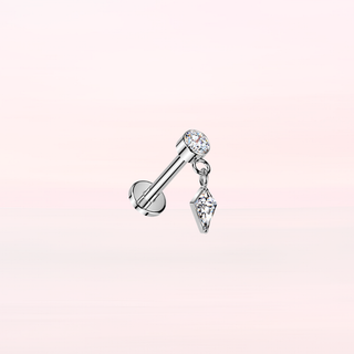 Piercing Diamond Elegante Titanio