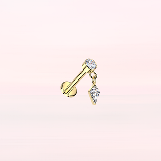 Piercing Diamond Elegante Titanio