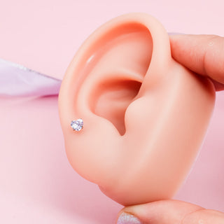 Piercing Purple Heart 1era Perforación Titanio