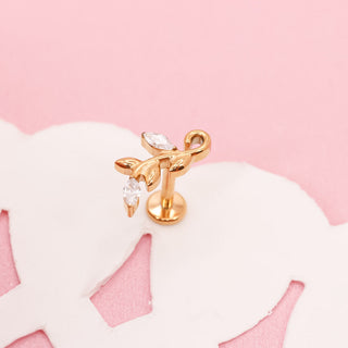 Piercing Ramita Golden Titanio