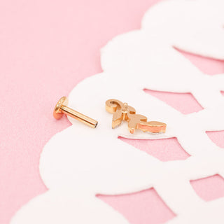 Piercing Ramita Golden Titanio