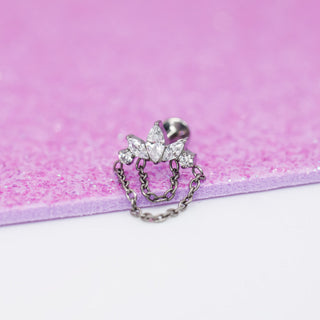Piercing Queen Chain Titanio