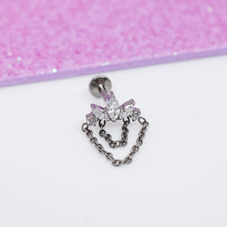 Piercing Queen Chain Titanio