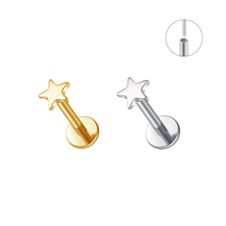 Piercing Tiny Estrella 1era Perforación Titanio