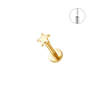 Piercing Tiny Estrella 1era Perforación Titanio